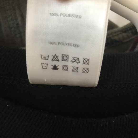 REI Base Layer Shirt Medium Black Quick Dry Tee - Picture 7 of 8